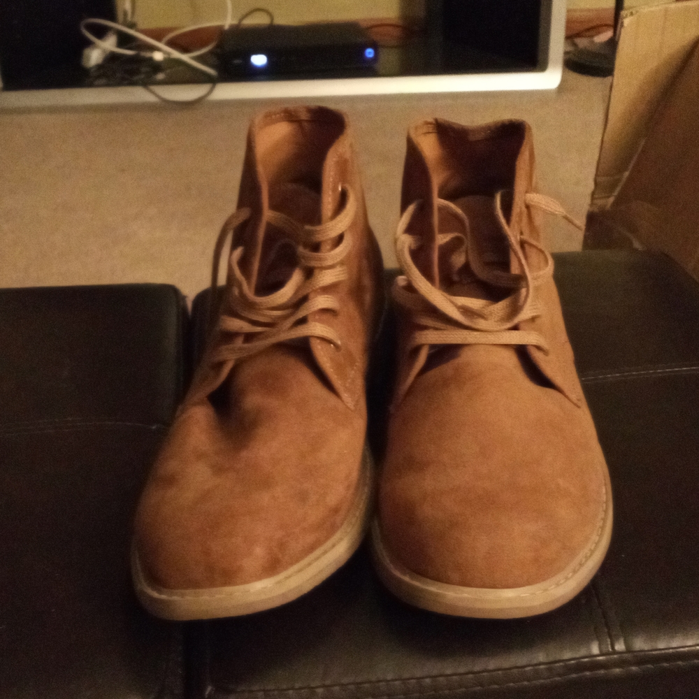 Suede like boots